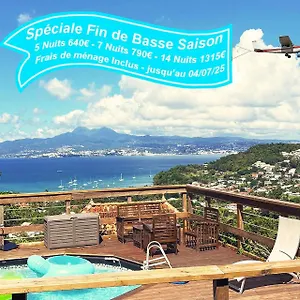  Appartement F2 Climatise Piscine Vue Et Montagne Pelee Trois-ilets